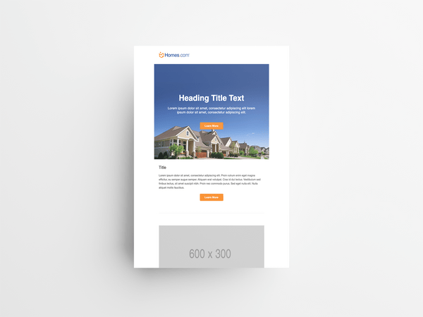 Email mockup desktop view